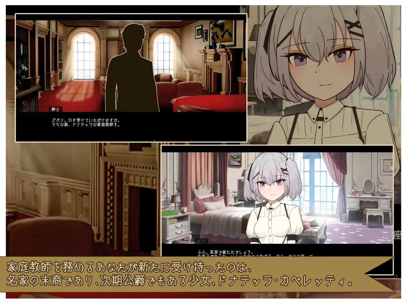 卡佩莱蒂 -与消沉大小姐的华丽生活-挂载AI汉化版+存档 [新作/875.2M]  [PC游戏]  