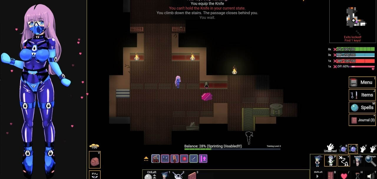  变态地牢 Kinky Dungeon v5.4.51 官中版 [700M][日式RPG/更新/PC]